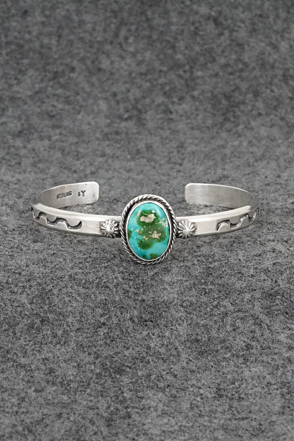 Turquoise & Sterling Silver Bracelet - Samuel Yellowhair