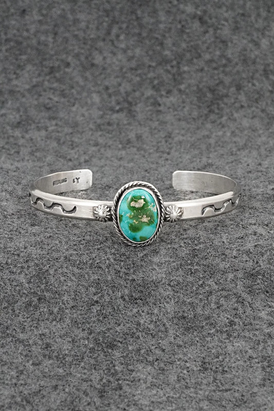 Turquoise & Sterling Silver Bracelet - Samuel Yellowhair