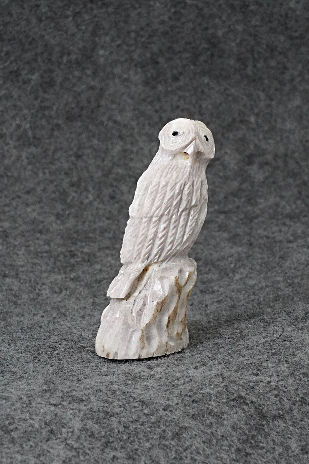 Owls Zuni Fetish Carving - Ruben Najera