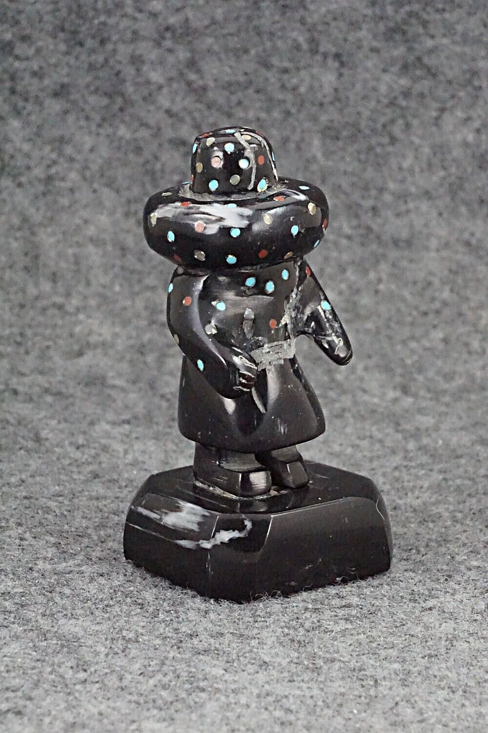 Fire God Zuni Fetish Carving - Russell Shack