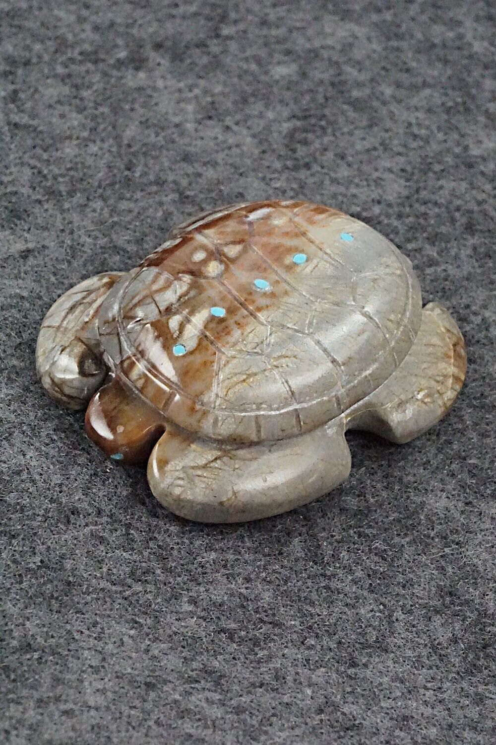 Turtle Zuni Fetish Carving - Danny Lonjose