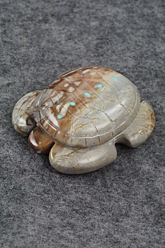 Turtle Zuni Fetish Carving - Danny Lonjose