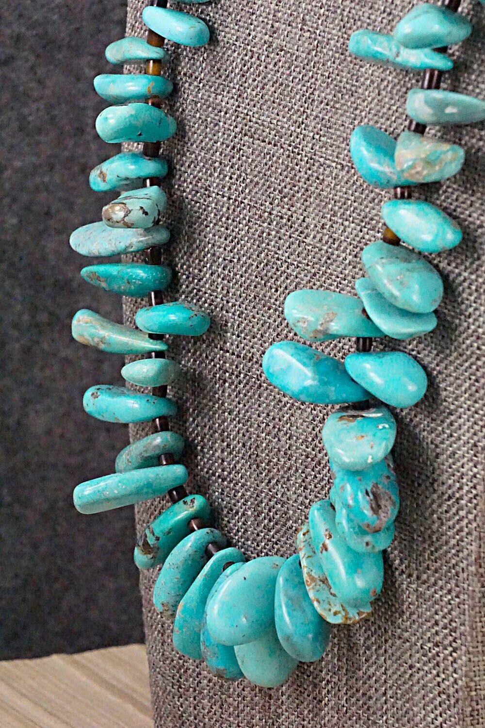 Turquoise & Sterling Silver Necklace - Louise Joe