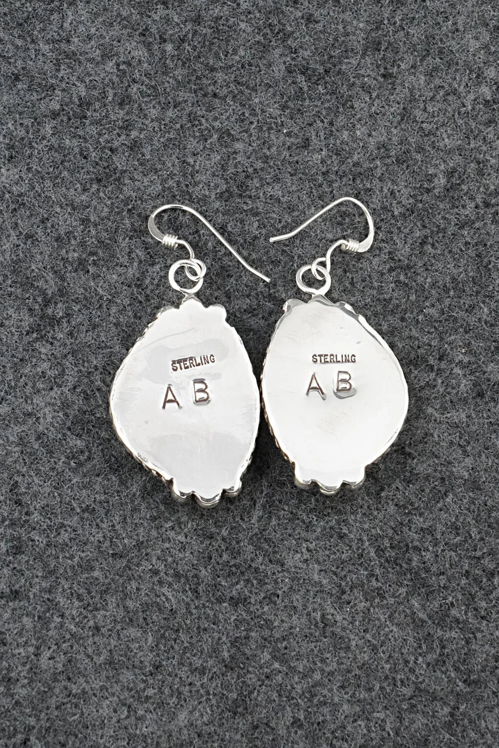 Turquoise & Sterling Silver Earrings - Antwone Brown