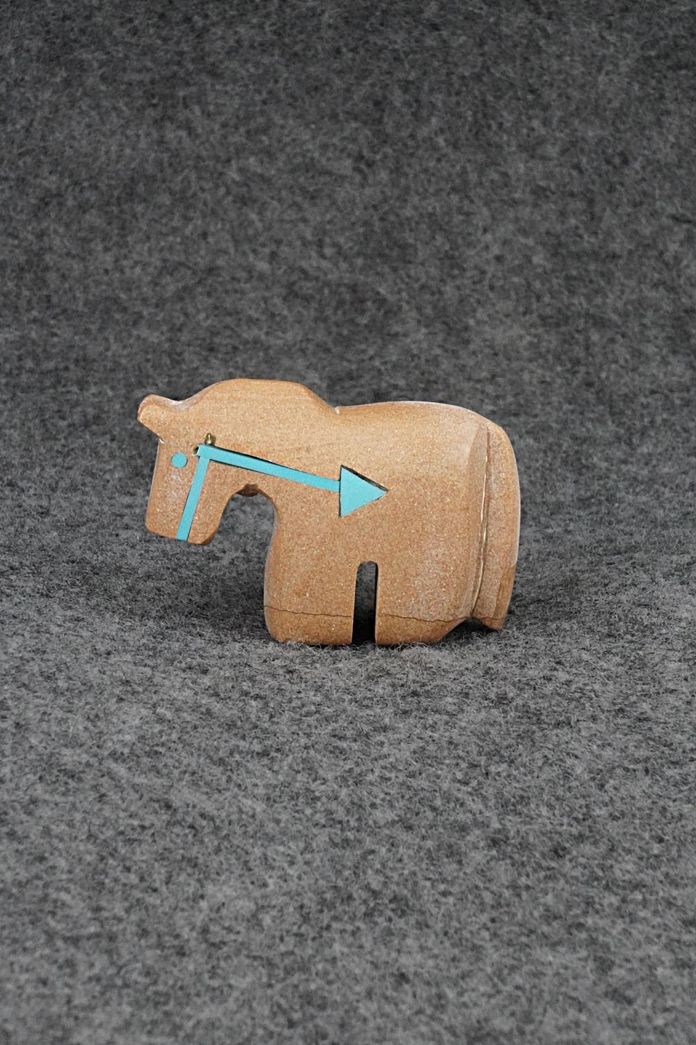 Horse Zuni Fetish Carving - Bernard Laiwakete