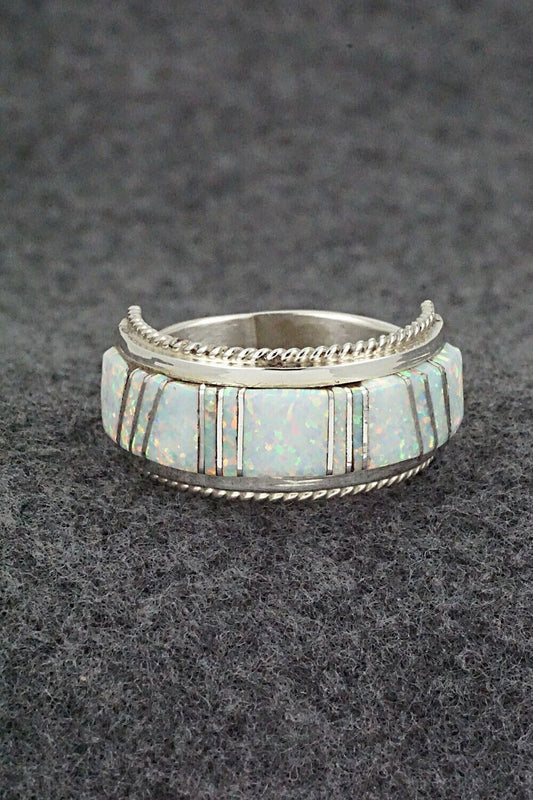 Opalite & Sterling Silver Ring - Deirdre Luna Panteah - Size 11.75
