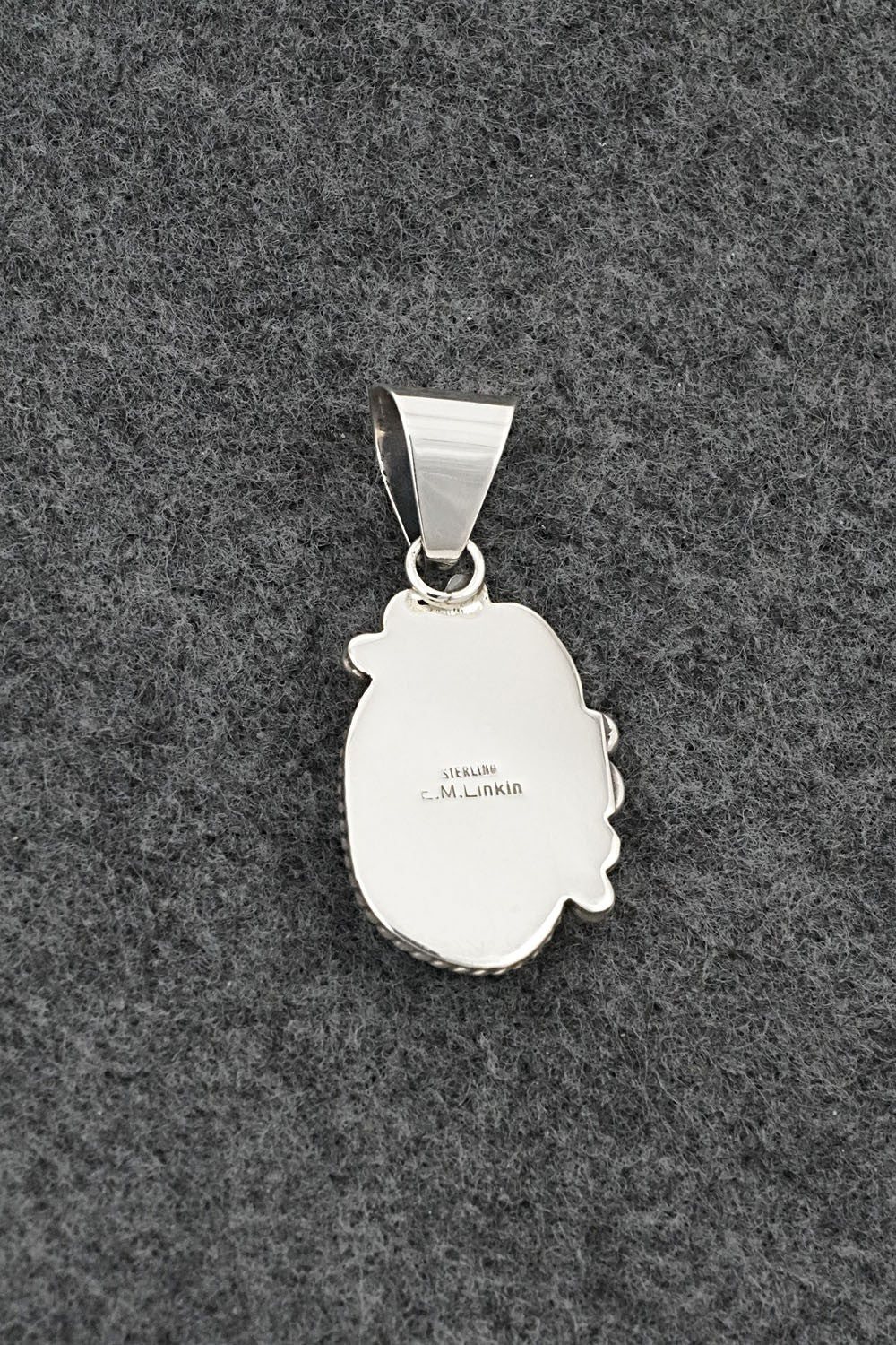 Turquoise & Sterling Silver Pendant - Ella Linkin