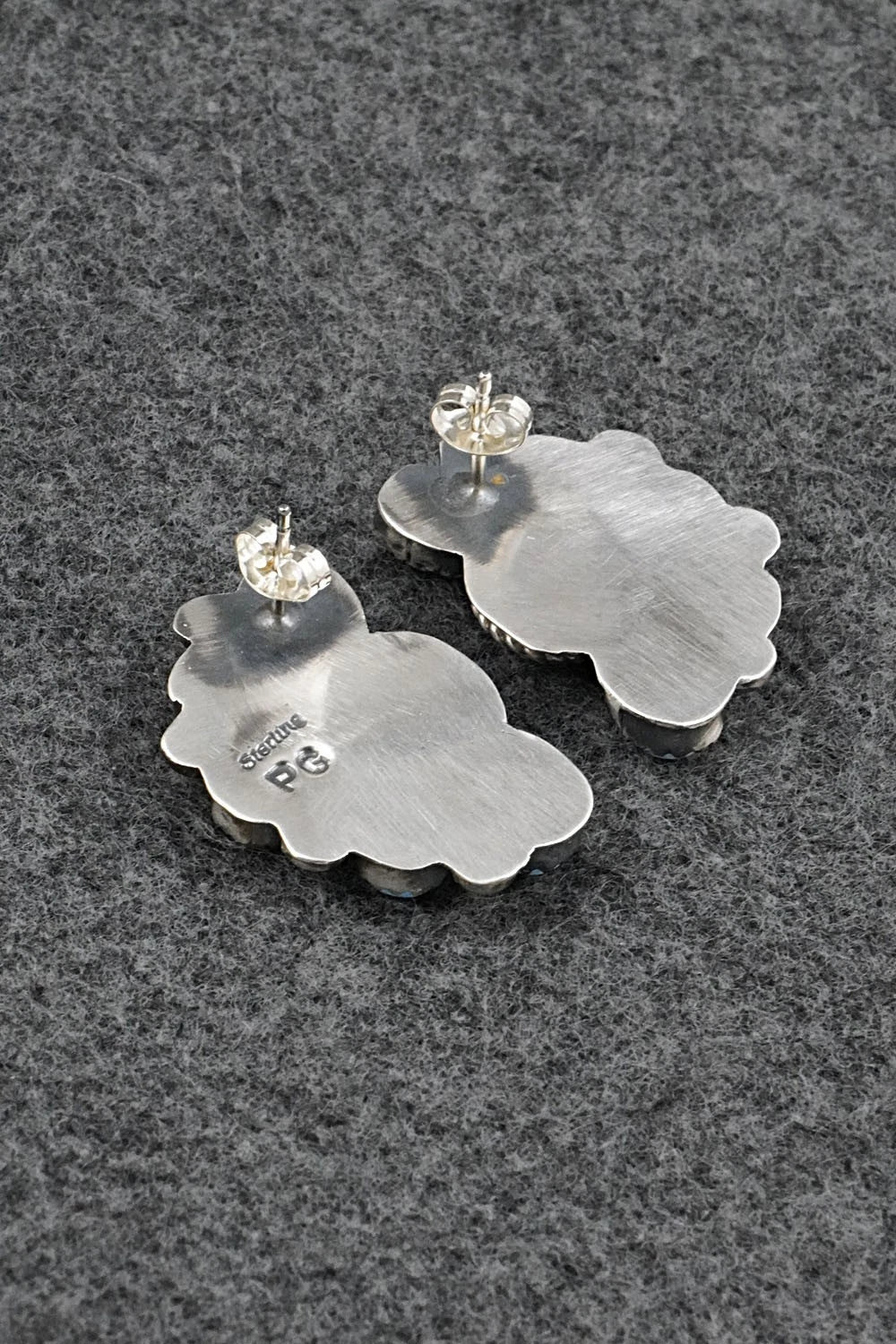 Turquoise & Sterling Silver Earrings - Phil Garcia