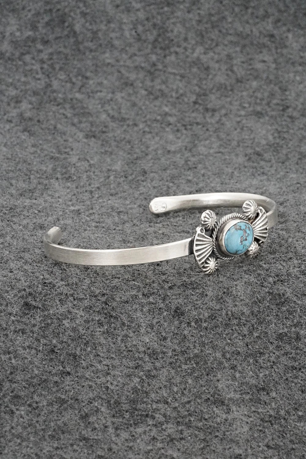 Turquoise & Sterling Silver Bracelet - Genevieve Francisco