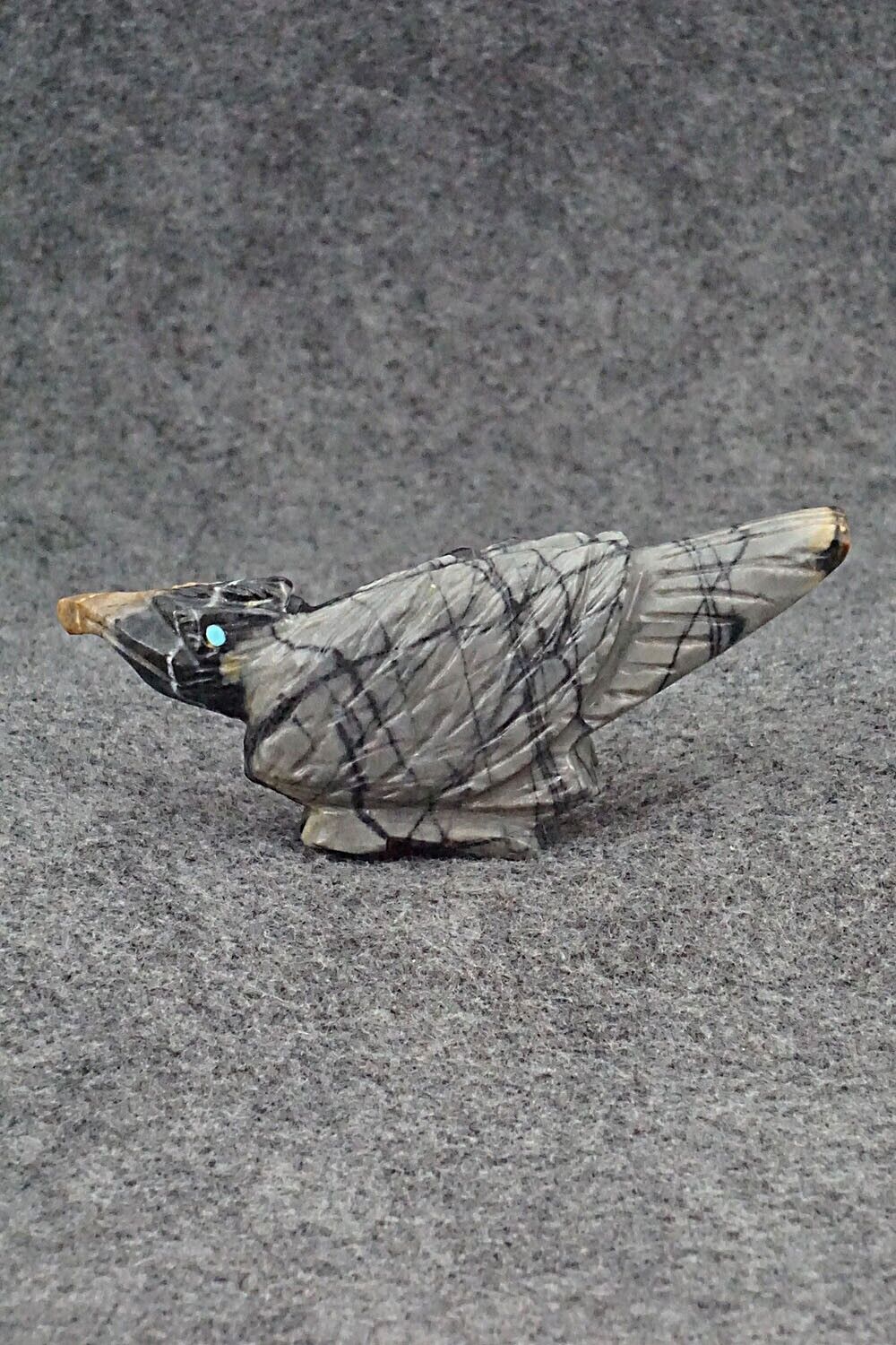 Roadrunner Zuni Fetish Carving - Tony Mackel