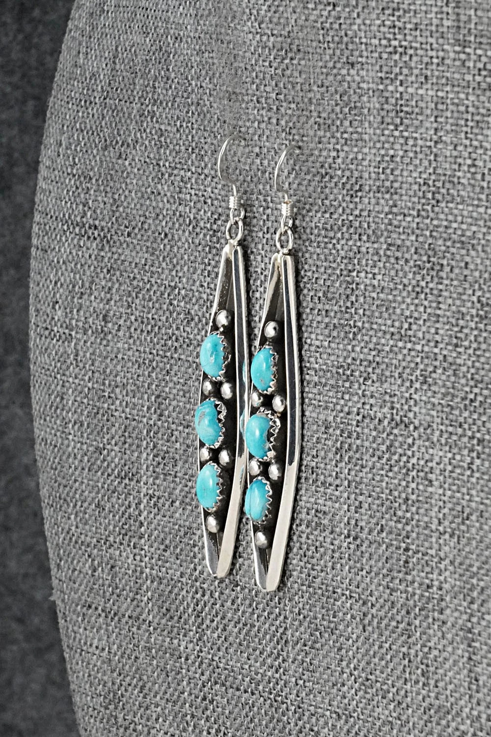 Turquoise & Sterling Silver Earrings - Paul Largo