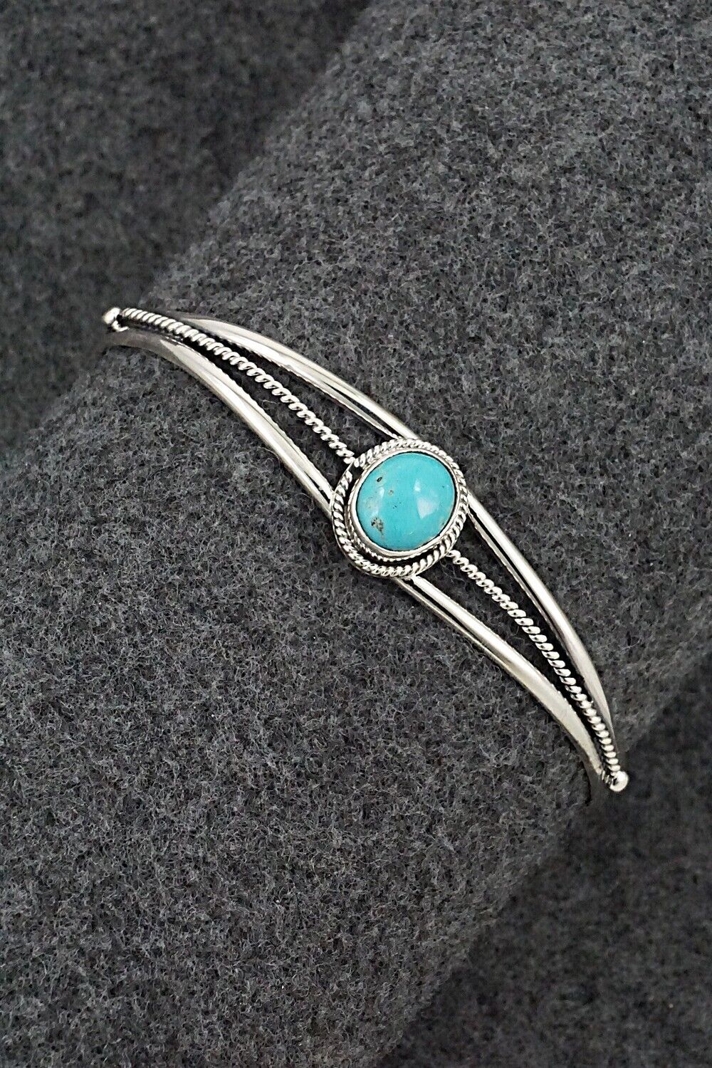 Turquoise & Sterling Silver Bracelet - Alice Rose Saunders