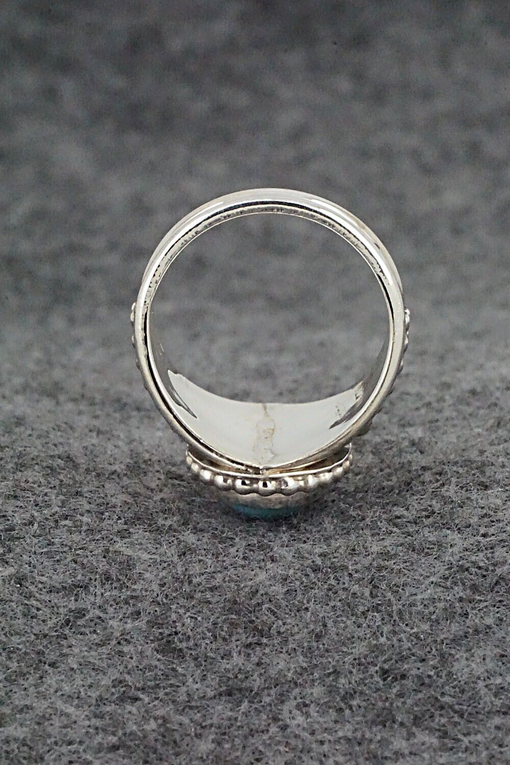 Turquoise & Sterling Silver Ring - Thomas Yazzie - Size 9