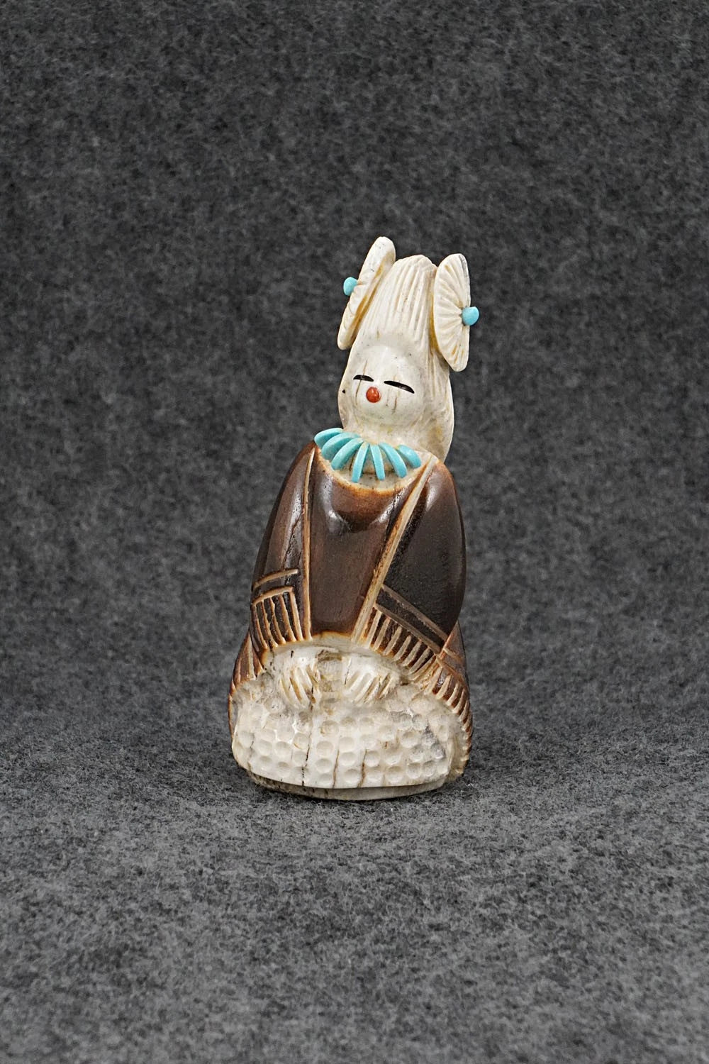 Corn Maiden Zuni Fetish Carving - Claudia Peina