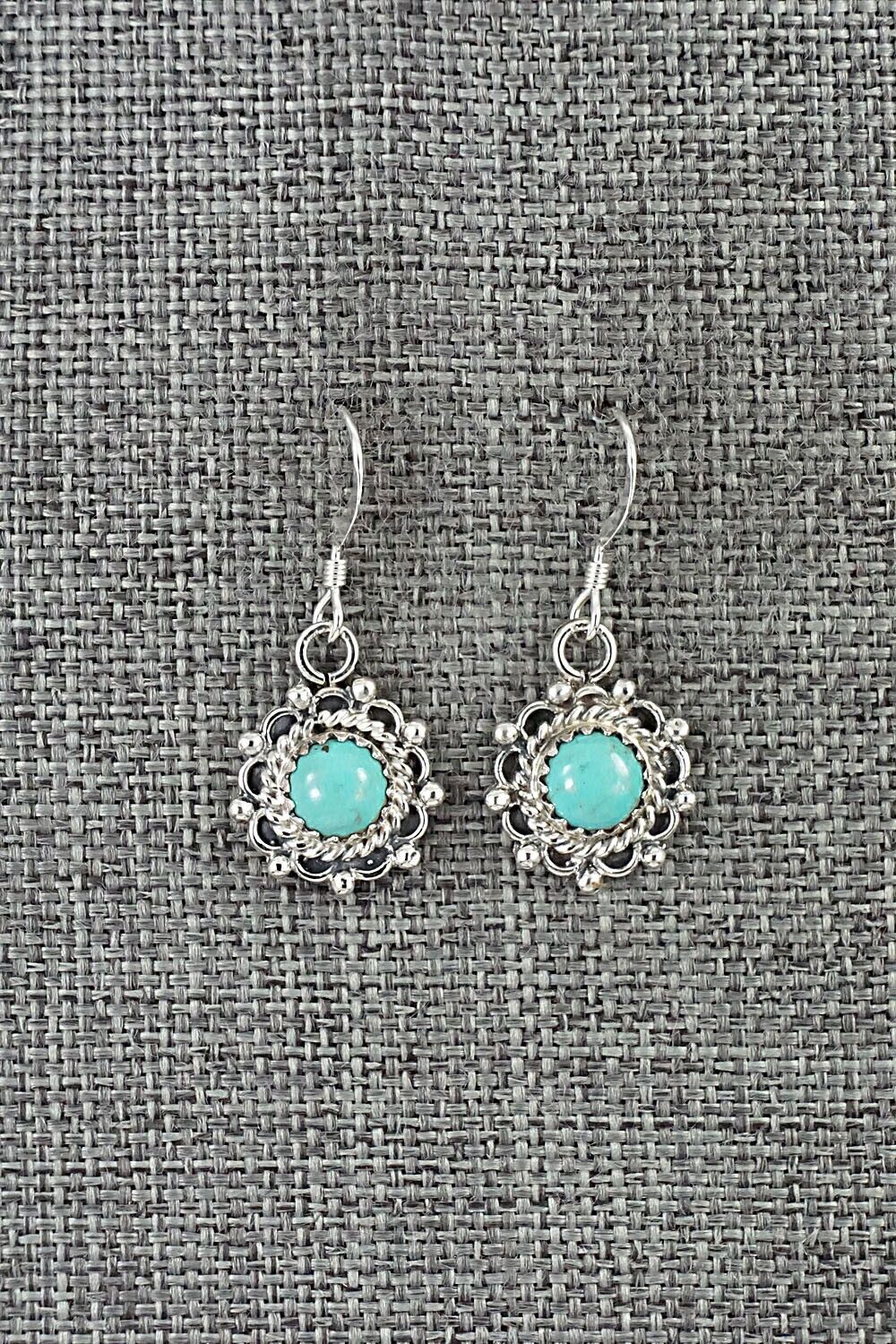 Turquoise & Sterling Silver Earrings - Emery Spencer