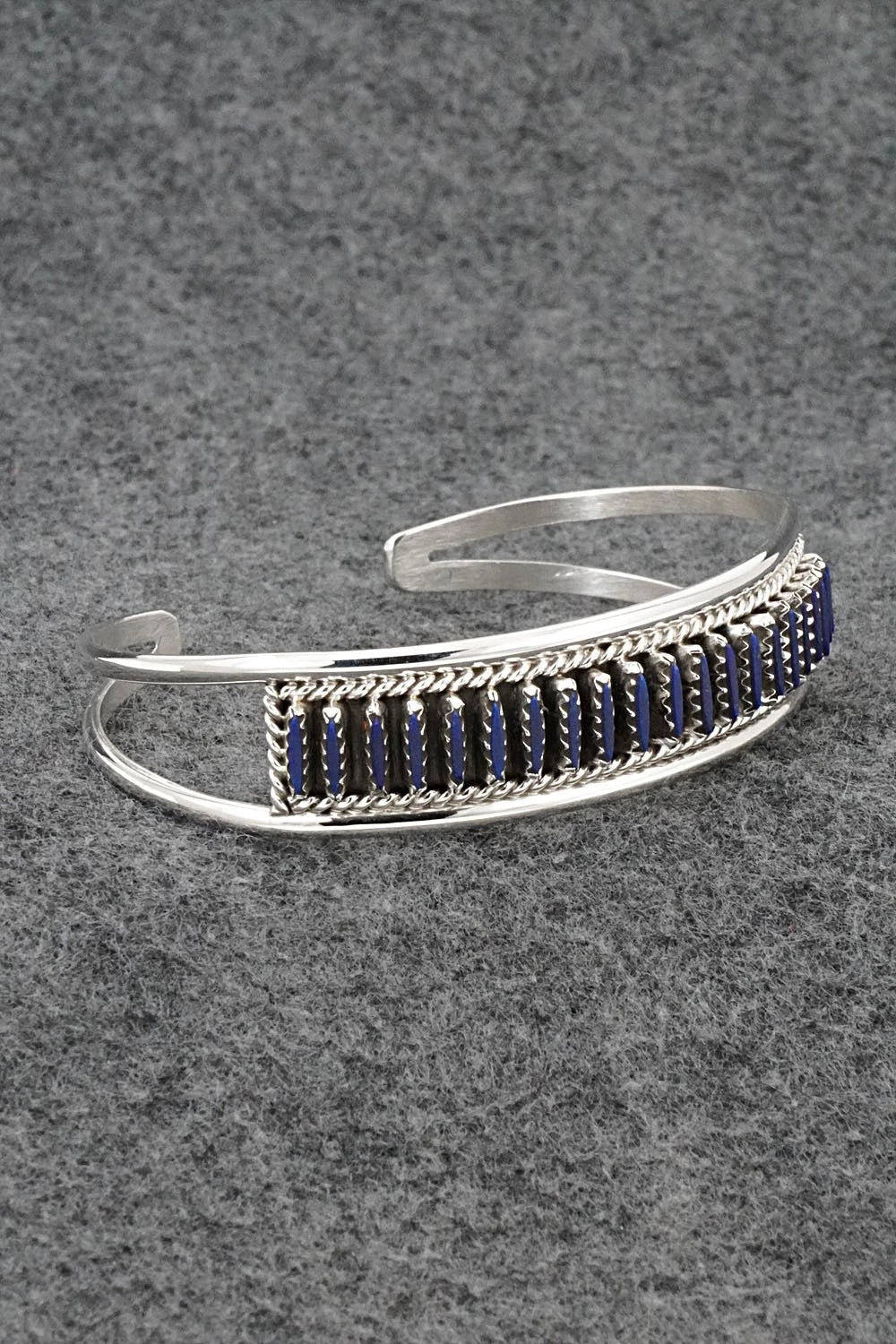 Lapis & Sterling Silver Bracelet - Roland Francisco