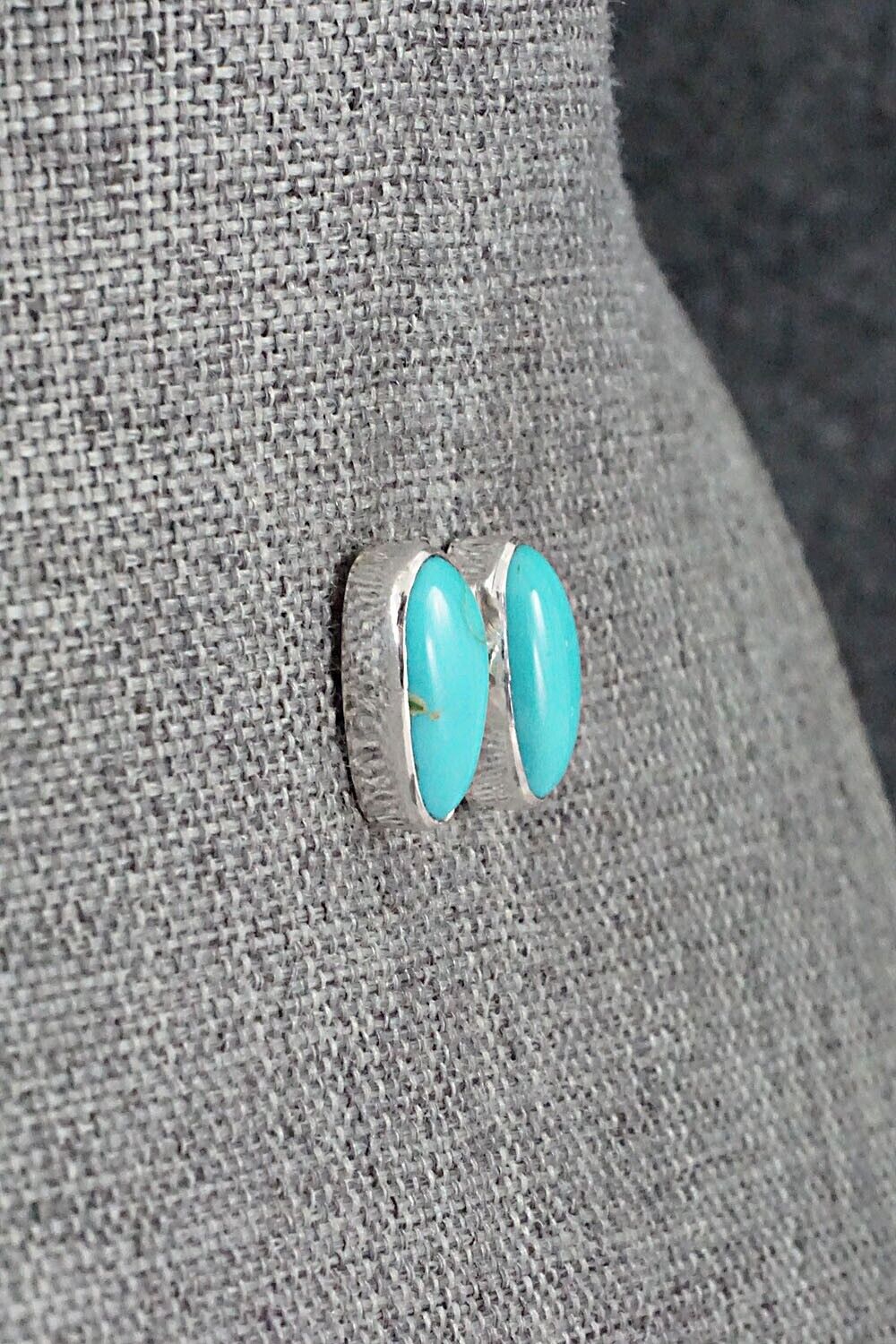 Turquoise & Sterling Silver Earrings - Marco Begaye