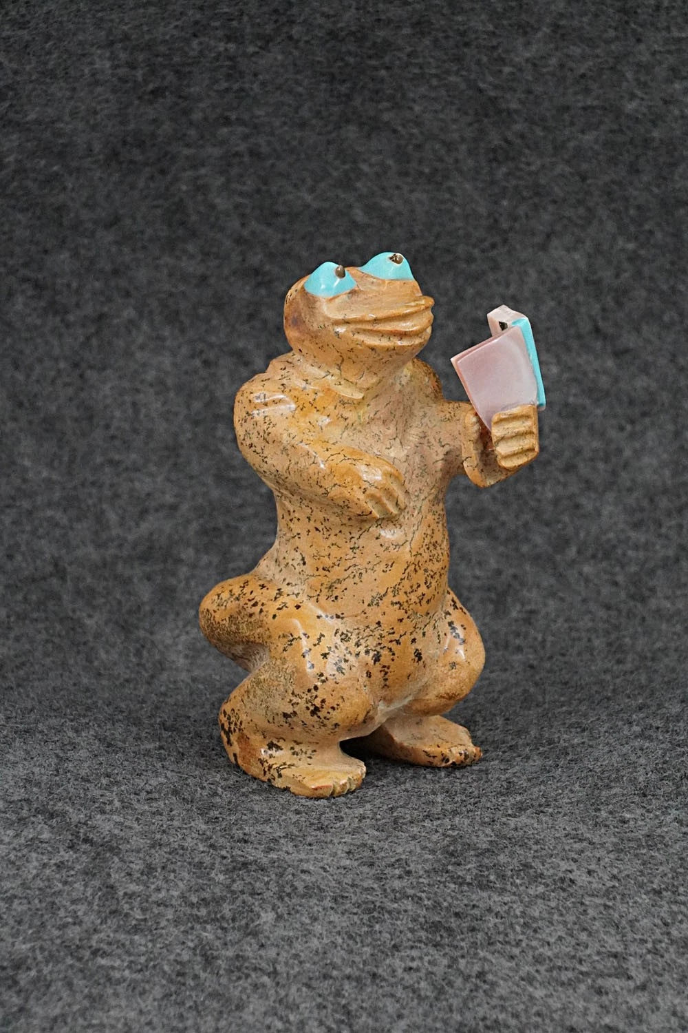 Frog Zuni Fetish Carving - Freddie Leekya