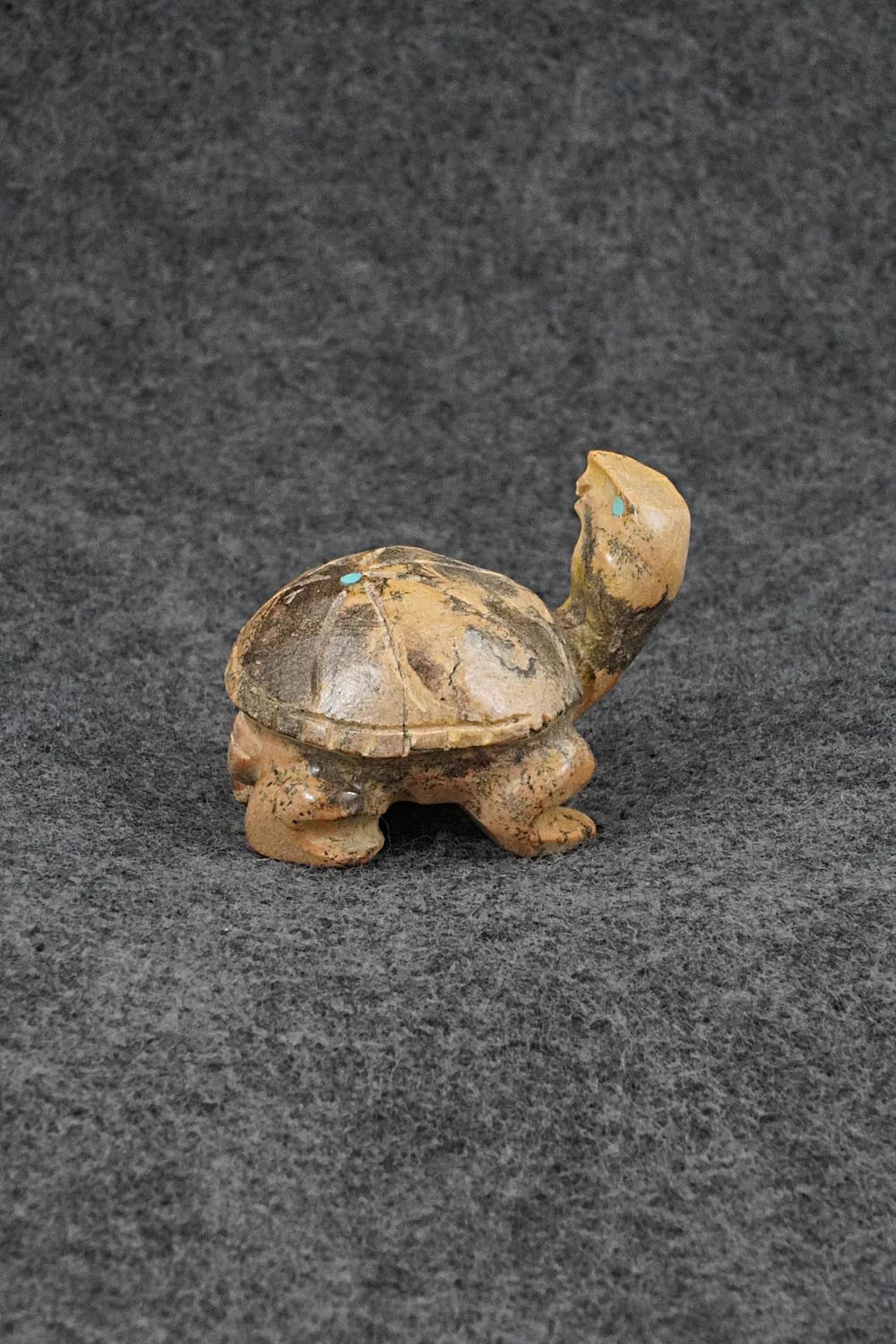 Turtle Zuni Fetish Carving - Freddie Leekya
