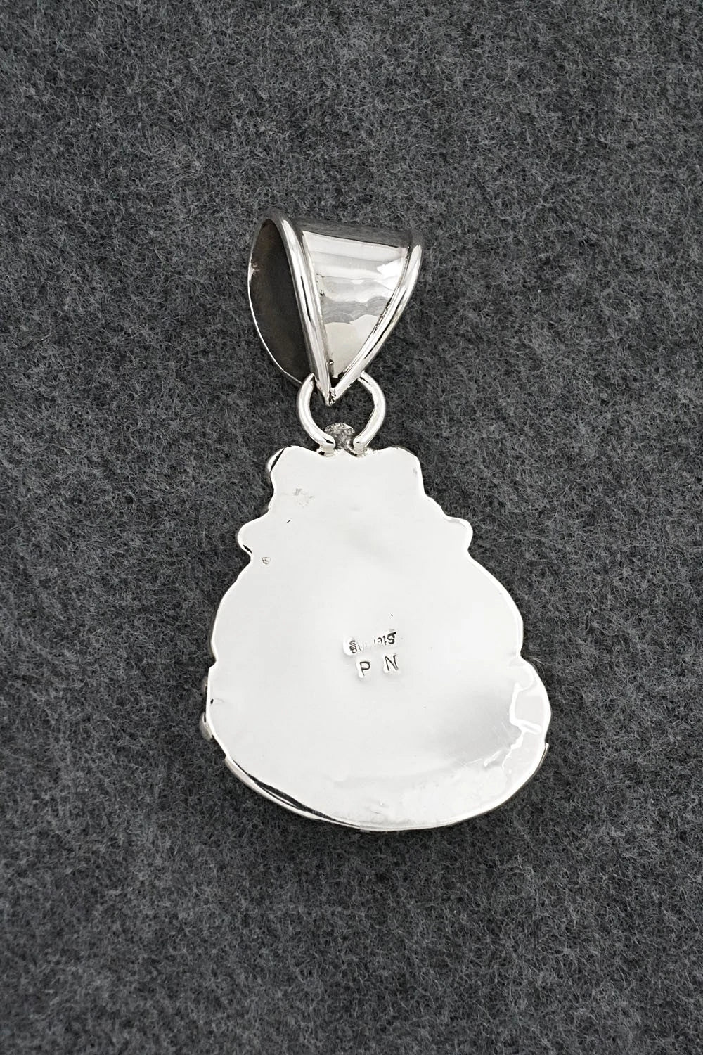 Turquoise and Sterling Silver Pendant - Phil Nez