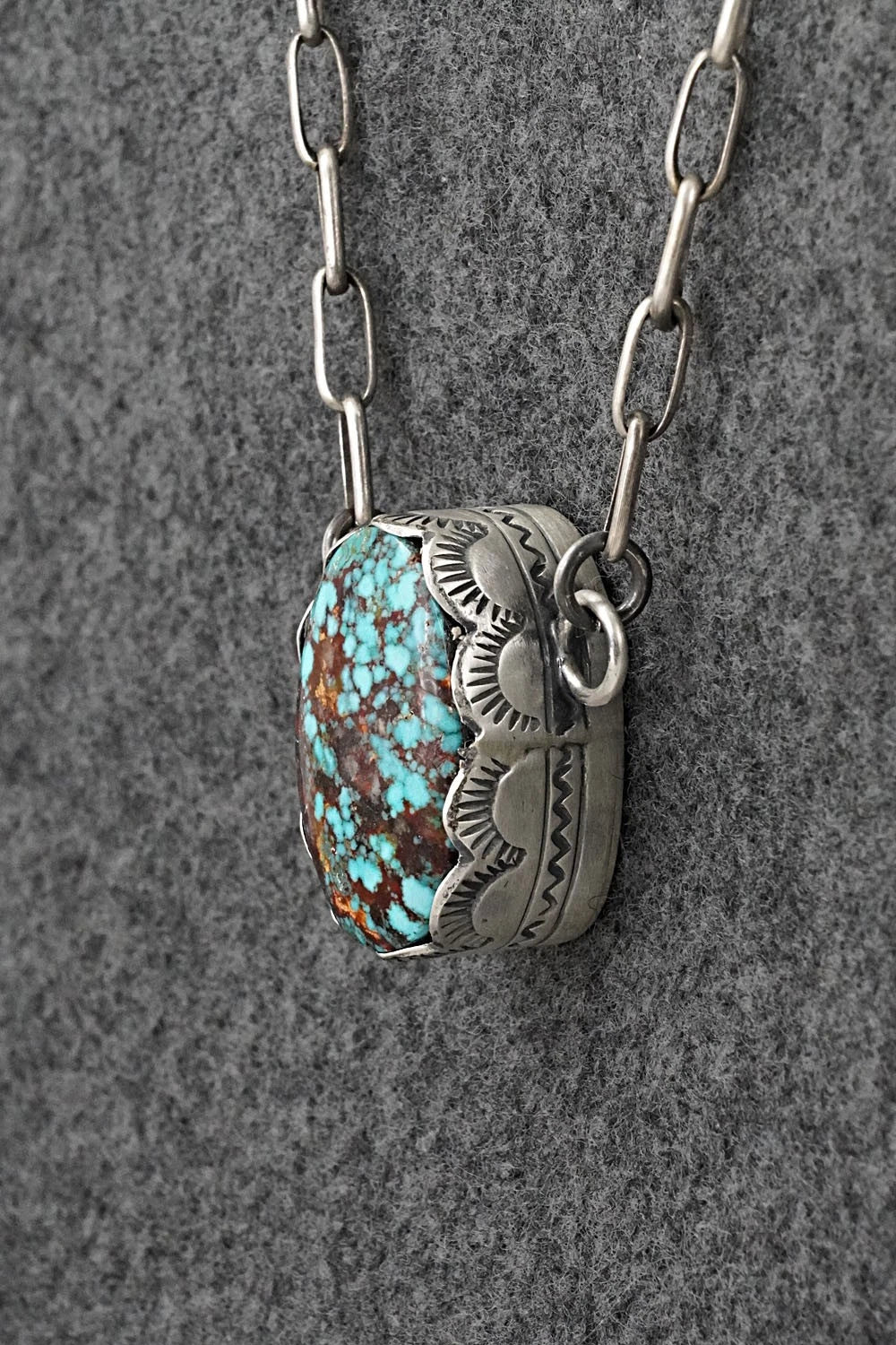Turquoise & Sterling Silver Necklace - Randy Boyd