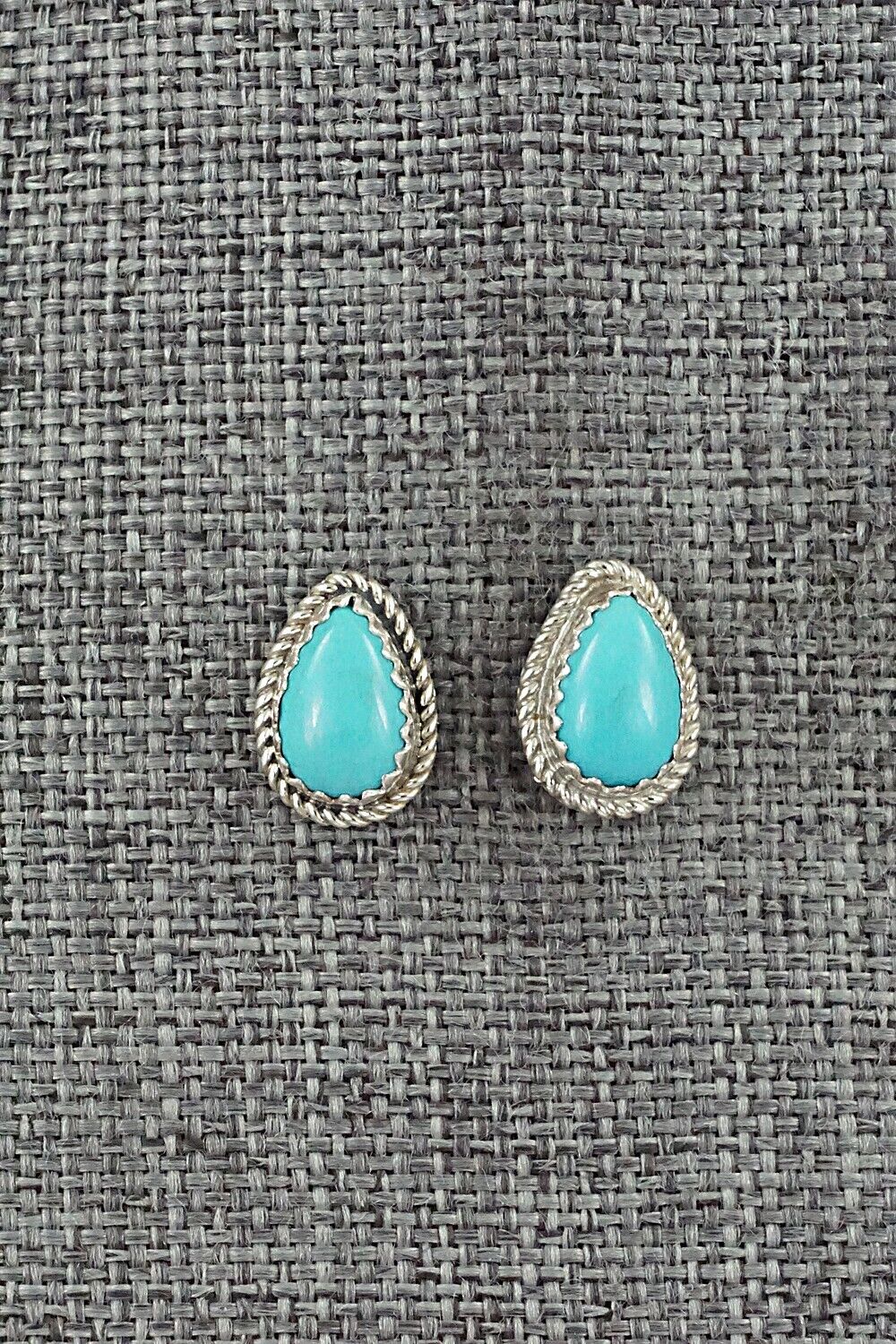 Turquoise & Sterling Silver Earrings - Sally Arviso