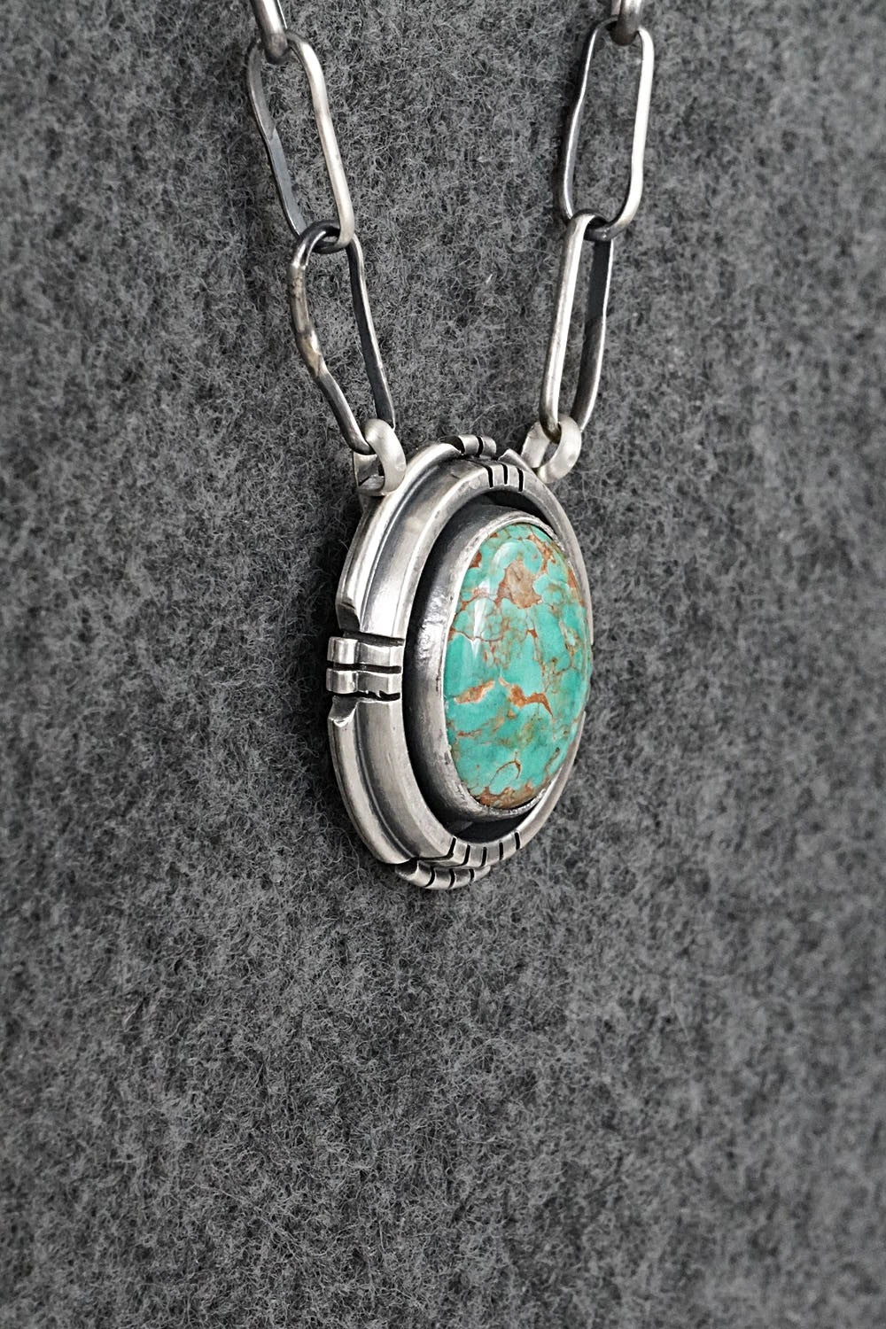 Turquoise & Sterling Silver Necklace - Daniel Benally