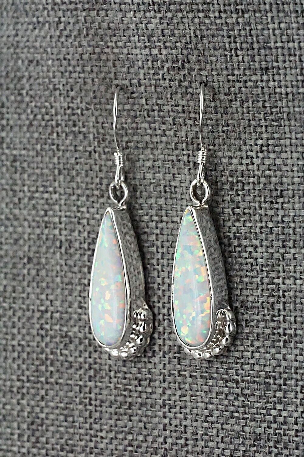 Opalite & Sterling Silver Earrings - Verley Betone