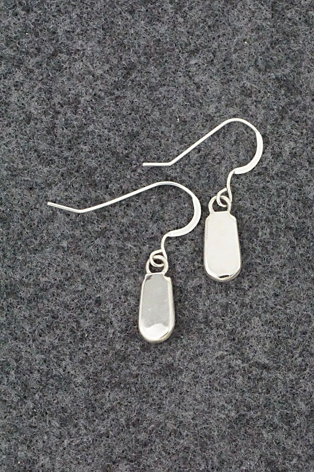 Onyx & Sterling Silver Earrings - Valentino Laate