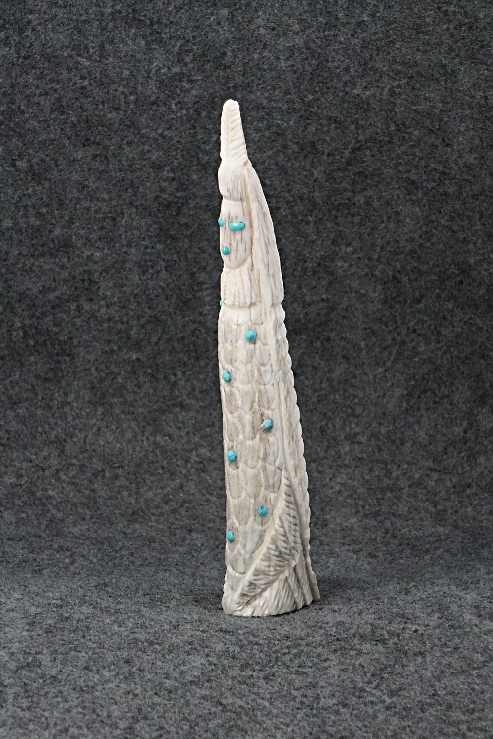 Corn Maiden Zuni Fetish Carving - Garrick Weeka