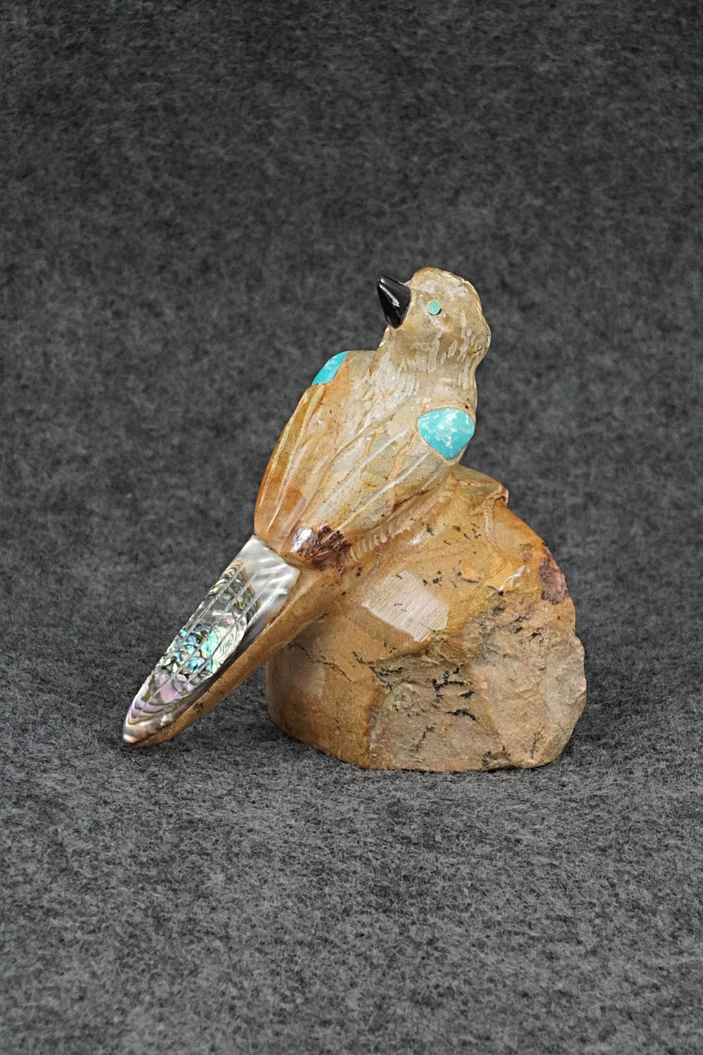 Quail Zuni Fetish Carving - Freddie Leekya
