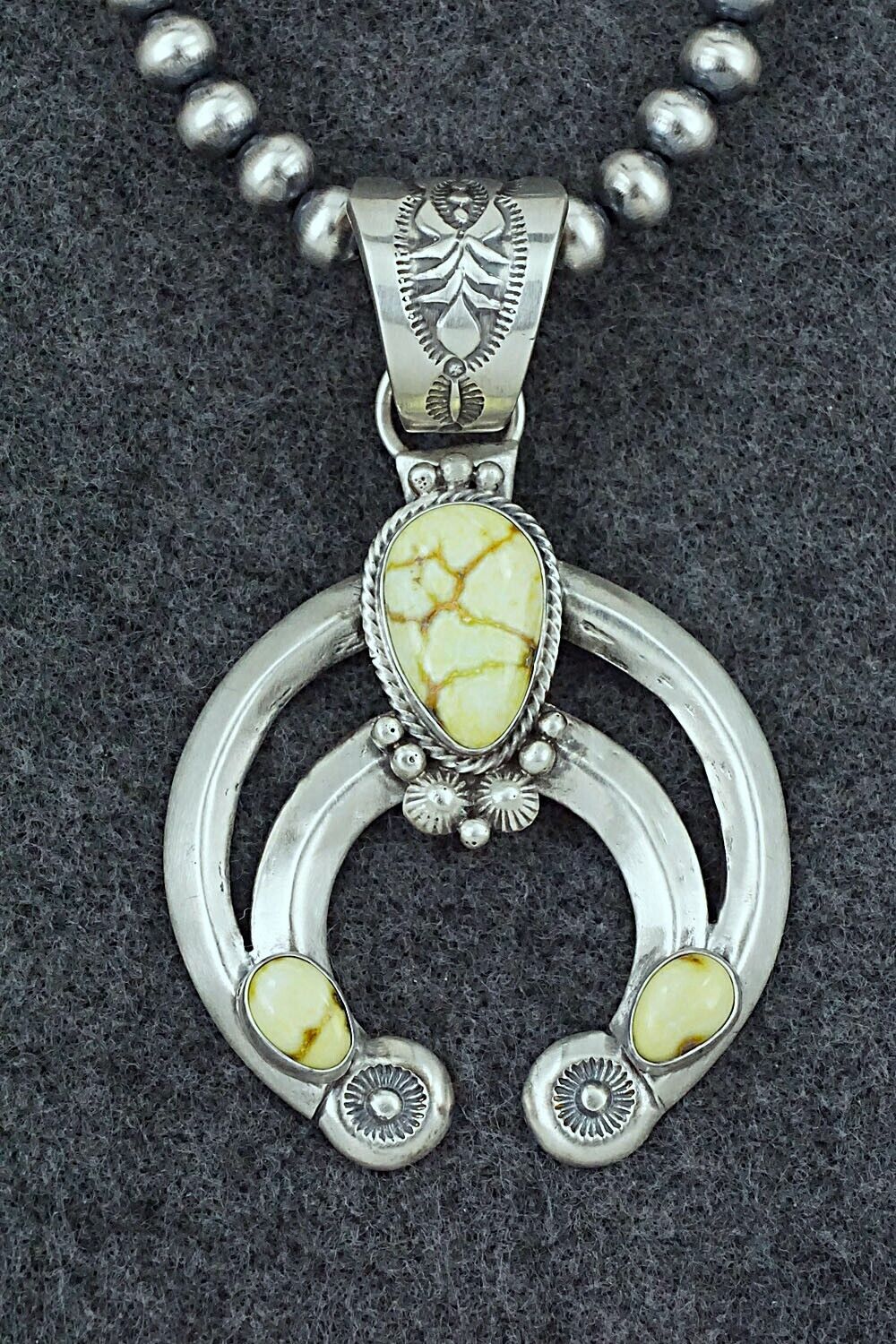 Variscite & Sterling Silver Necklace - Paige Gordon