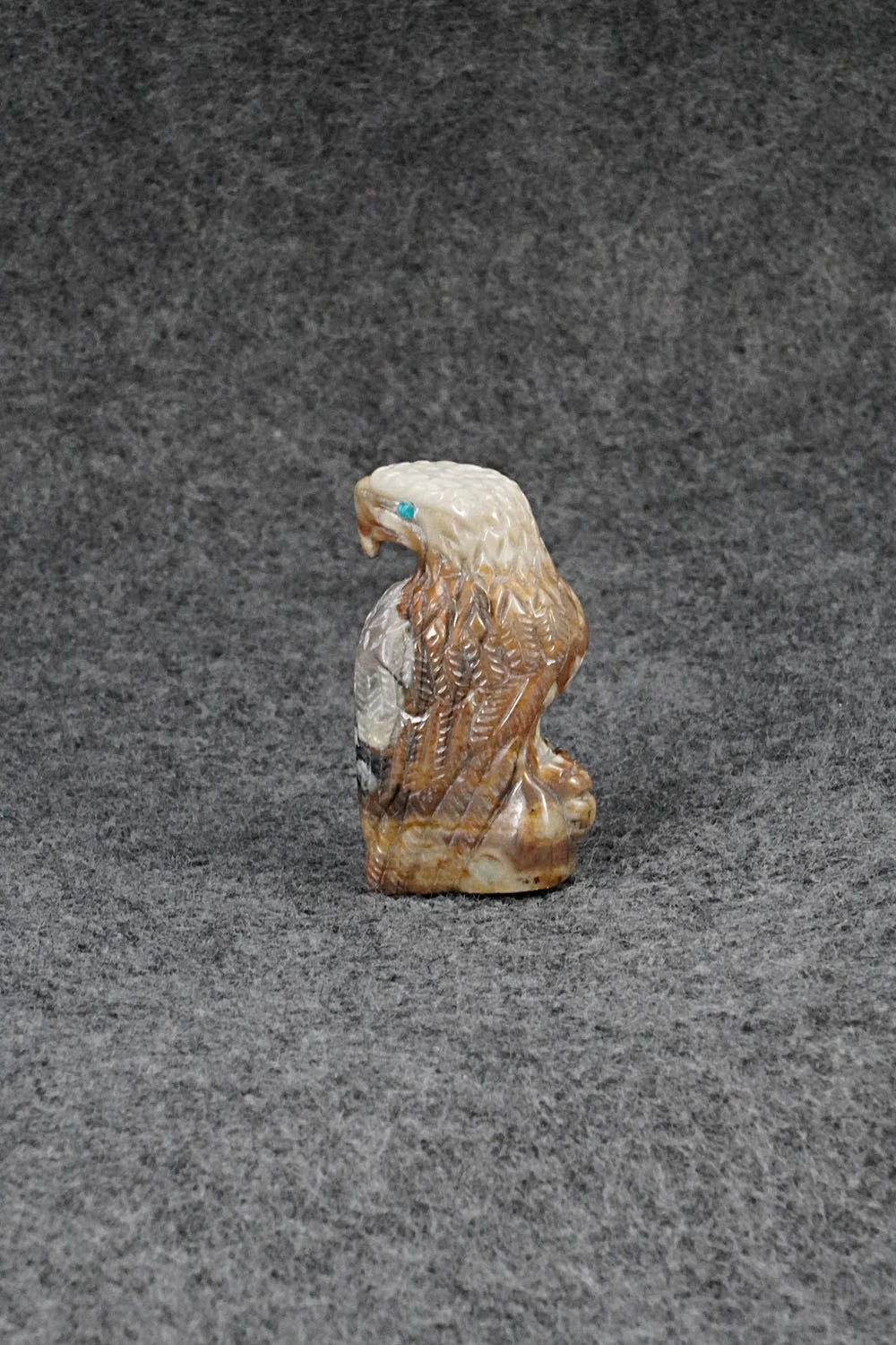Eagle Zuni Fetish Carving - Randy Lucio