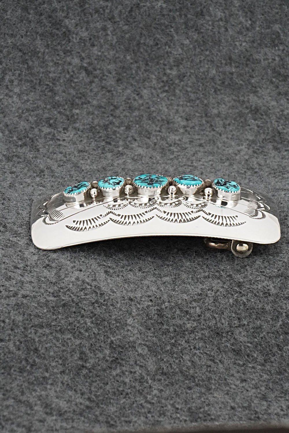 Turquoise & Sterling Silver Belt Buckle - Jolene Begay