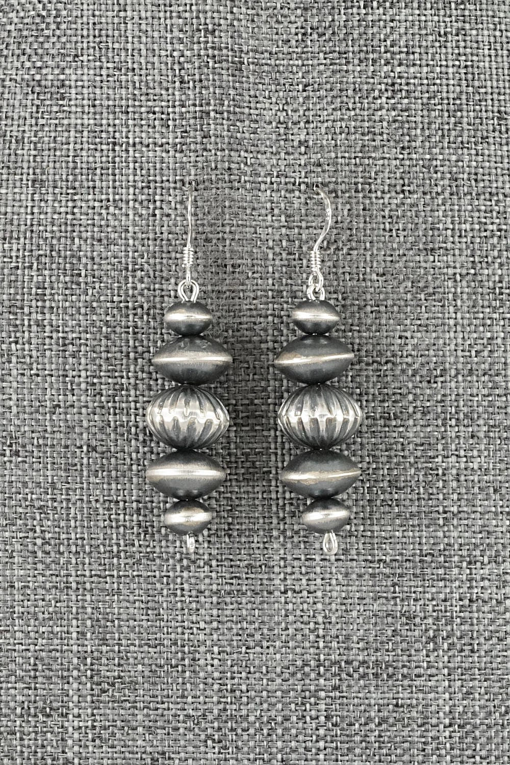 Sterling Silver Navajo Pearl Earrings - Preston Haley
