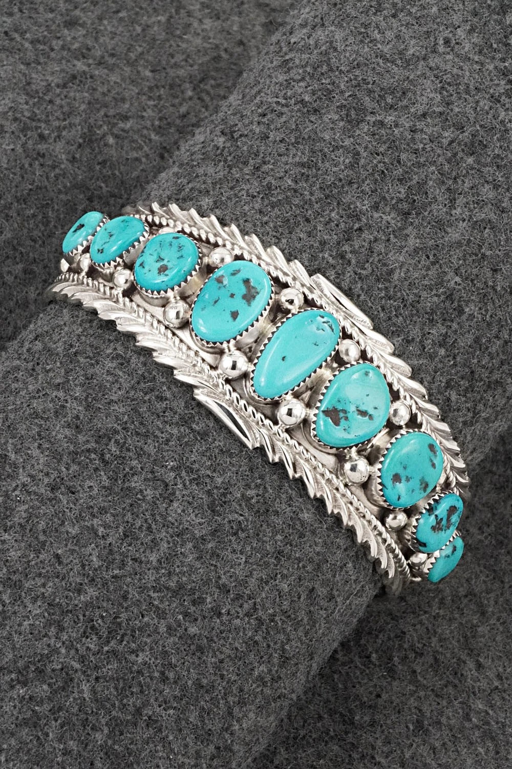 Turquoise & Sterling Silver Bracelet - Anthony Brown