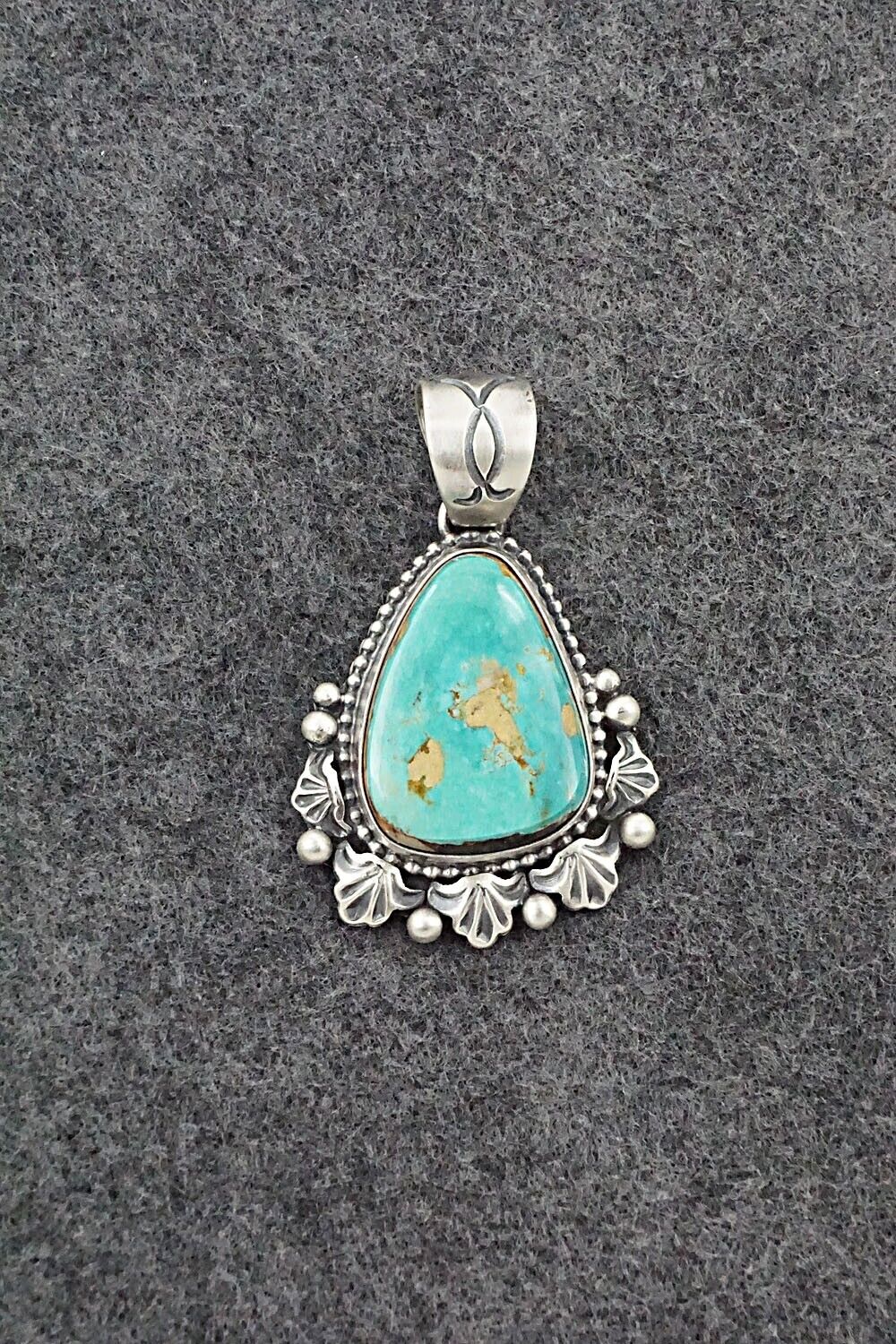 Turquoise & Sterling Silver Pendant - Randy Boyd