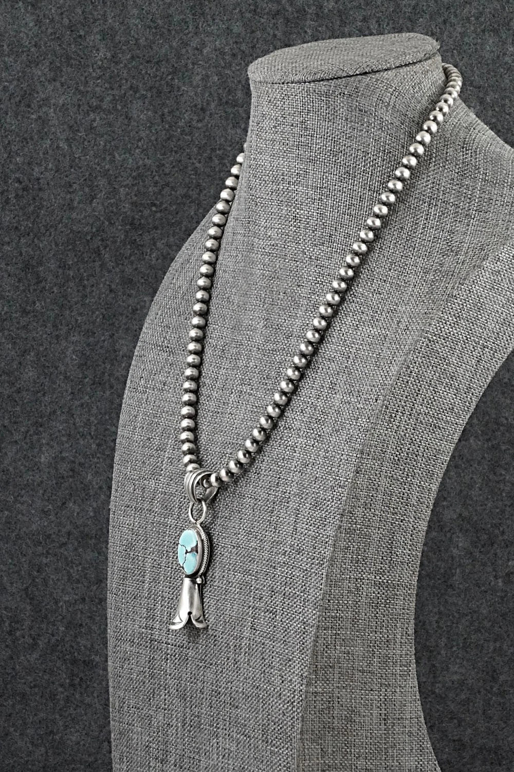 Turquoise & Sterling Silver Necklace - Sharon McCarthy