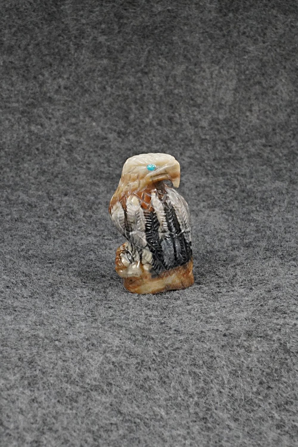 Eagle Zuni Fetish Carving - Randy Lucio