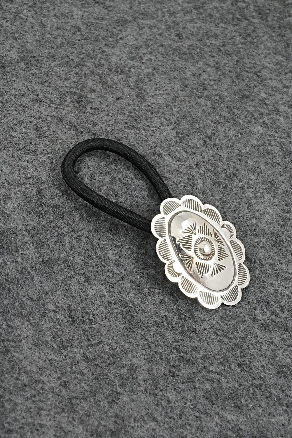 Sterling Silver Hair Tie - Bertha Begay