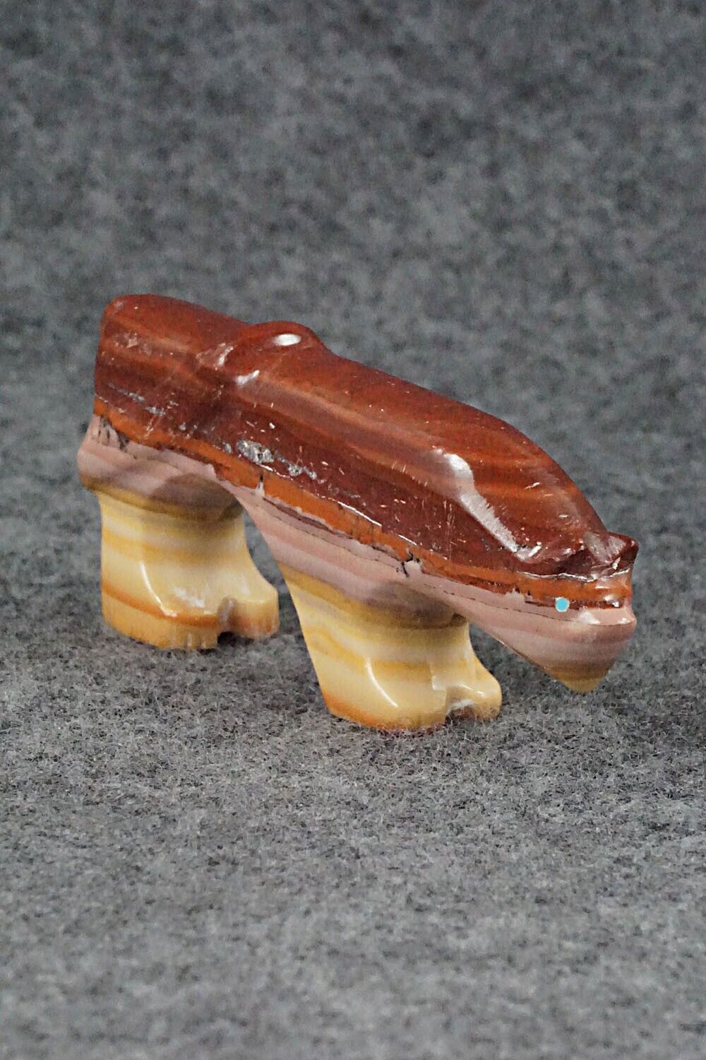 Mountain Lion Zuni Fetish Carving - Jonathan Natewa
