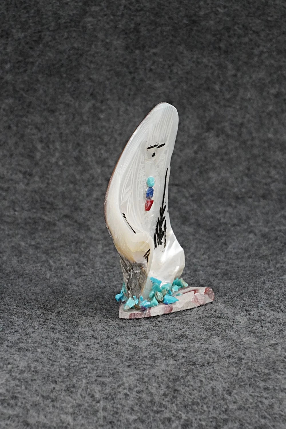 Corn Maiden Zuni Fetish Carving - Gloria Chattin