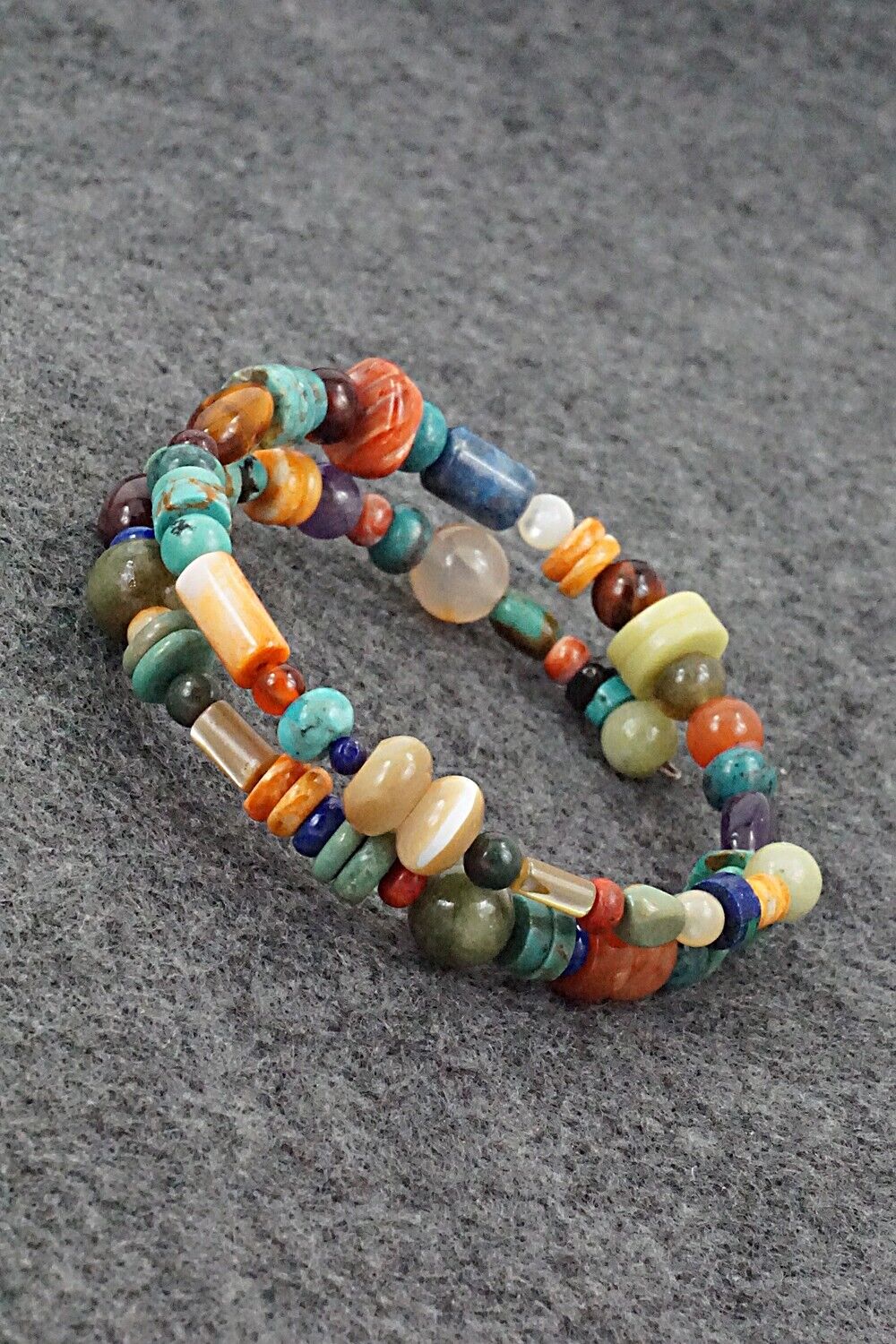 Multi-Stone Beaded Bracelet - Helen Tsosie