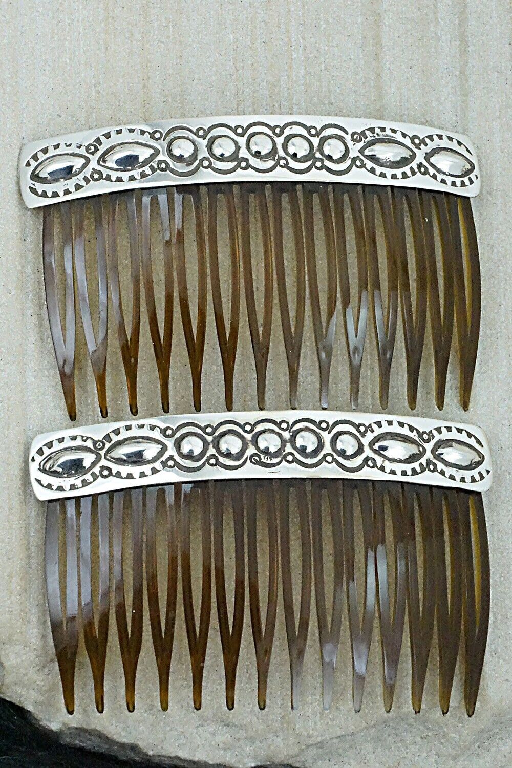 Sterling Silver Hair Combs - Jennie Blackgoat