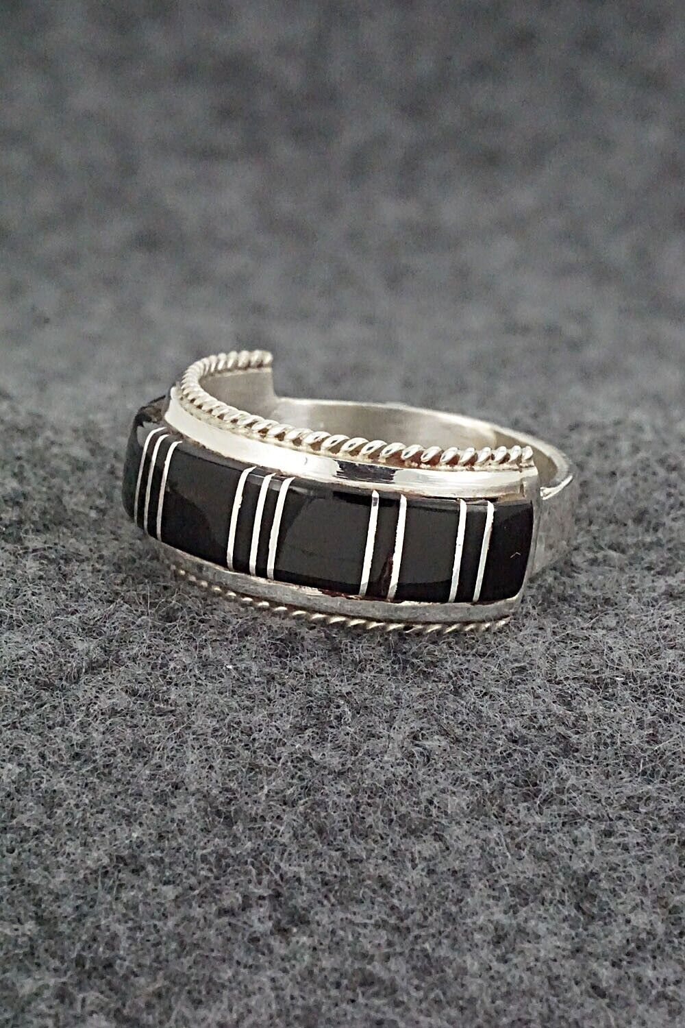 Onyx & Sterling Silver Ring - Deirdre Luna Panteah - Size 12