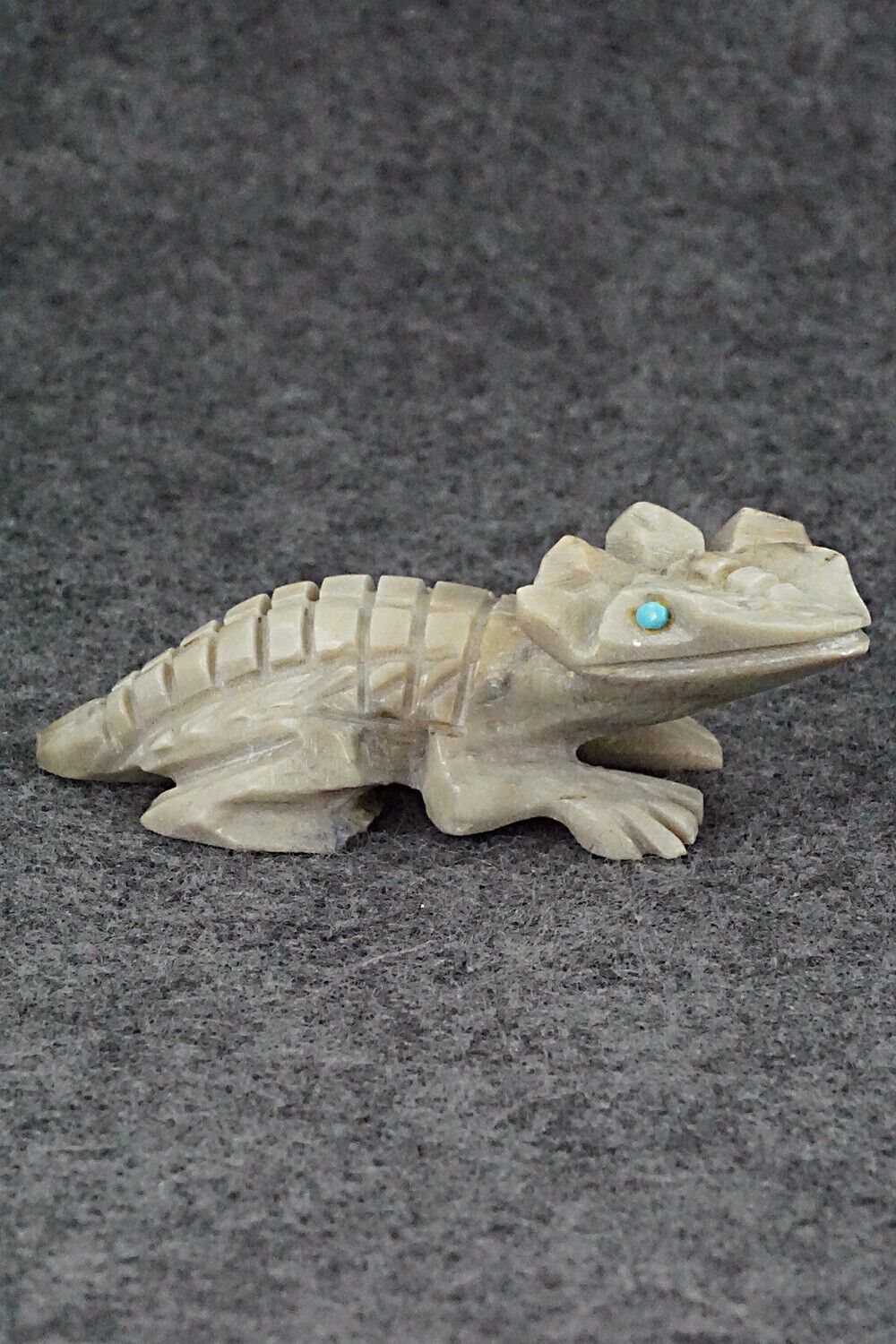 Horned Toad Zuni Fetish Carving - Dana Malani