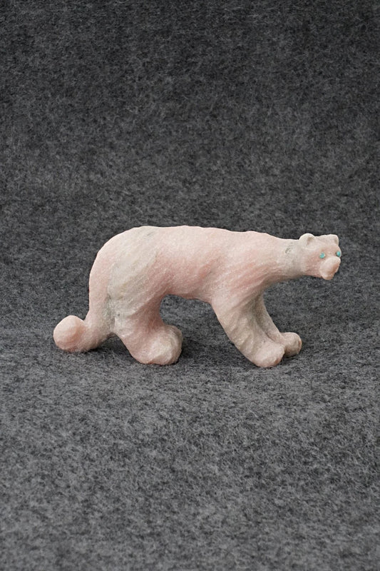 Mountain Lion Zuni Fetish Carving - Fenton Luna