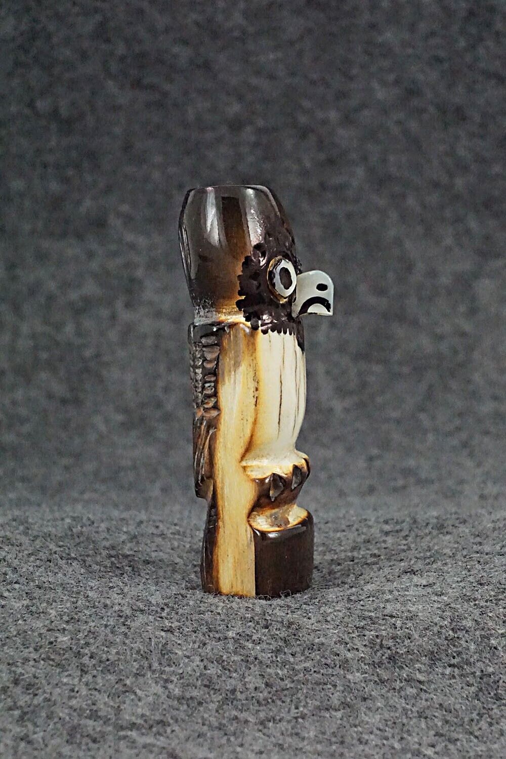 Owl Zuni Fetish Carving - Craig Haloo