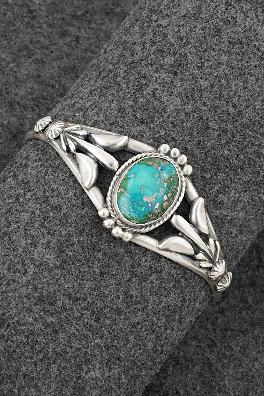 Turquoise & Sterling Silver Bracelet - Bobby Platero