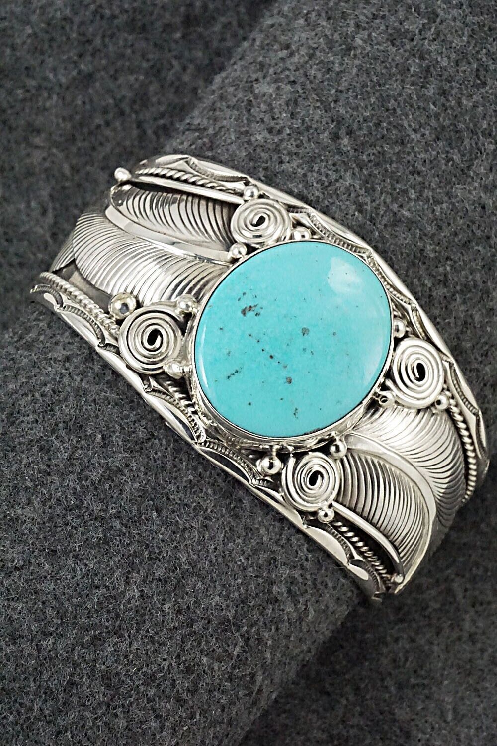 Turquoise & Sterling Silver Bracelet - Darrell Morgan